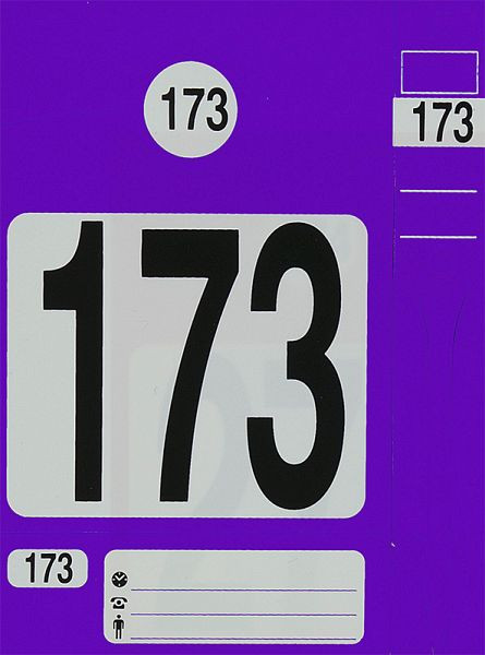 Jeu de porte-clés Eichner, violet, UE : 300 pièces, 9219-00676-07