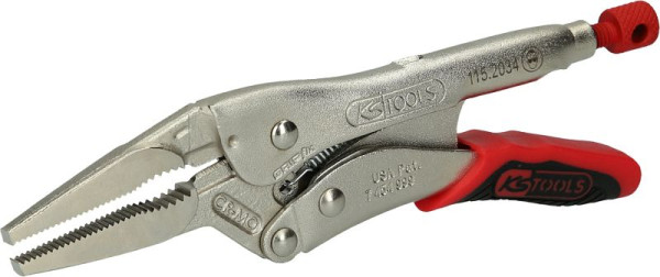KS Tools Pince à mors longs avec dégagement facile, 45 mm, longueur 170 mm, 115.2034