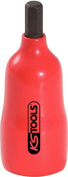KS Tools Douille embout 1/4" avec isolation de protection pour vis à six pans creux, 3 mm, 117.1415