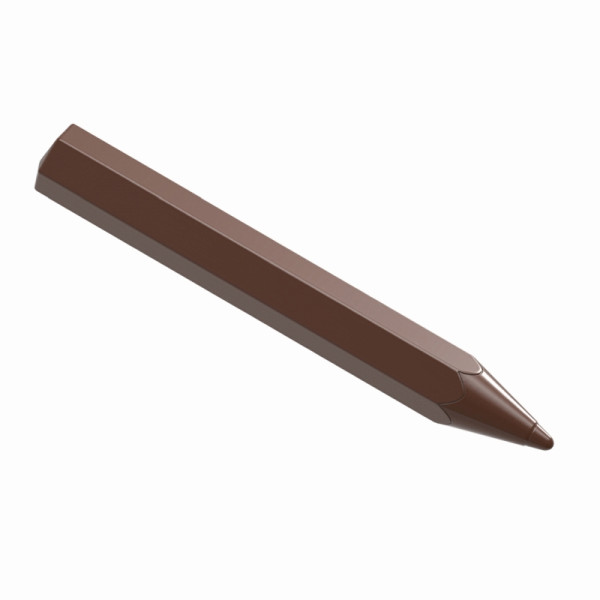 Moule à chocolat Schneider - crayon, 275 x 135 x 24 mm - moule double / 117 x 15 x 6,5 mm, 2 x 9,5 g, 2 x 5 pièces, 421622