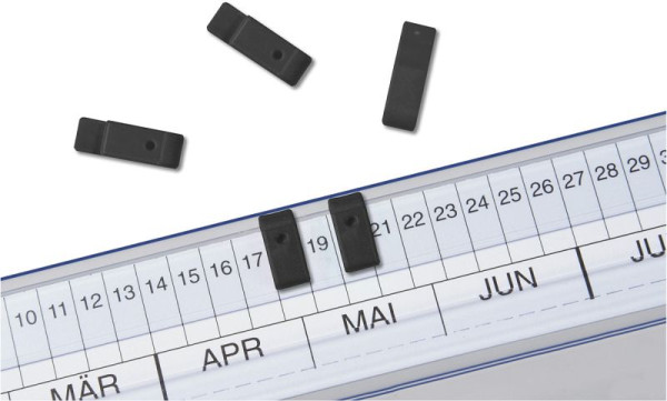 Connecteur de signal Eichner pour la série VISIMAP, noir, UE : 100 pièces, 9035-00201