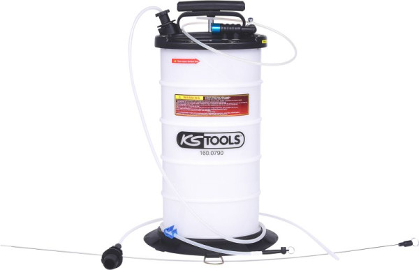 Pompe d'aspiration sous vide KS Tools 9,5 litres comprenant 4 sondes, 160.0790