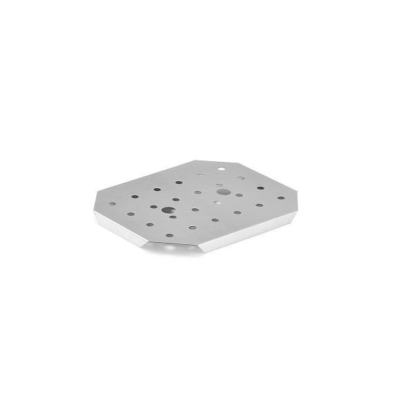 Vaiotec TOPLINE Egouttoir Gastronorm GN 1/2, acier inoxydable AISI 304, 26,5x22x0 cm, 10644