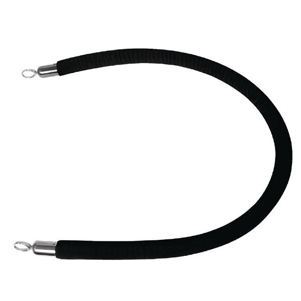 Cordon barrière boléro 2,5 m noir, GG725
