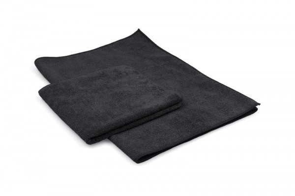 Chiffon microfibre De Witte NOIR 40 x 40 cm, unité: sachet de 5 pièces, 615.900.337