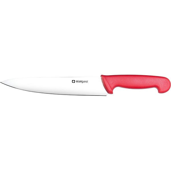 Couteau de cuisine Stalgast, HACCP, manche rouge, lame inox 22 cm, MS0921210