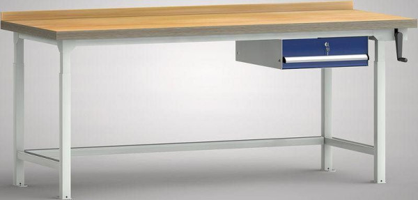 Etabli professionnel hydraulique KLW - 2000 x 800 x 750 - 950 mm L x P x H, WPHL01-20M45-E2D02