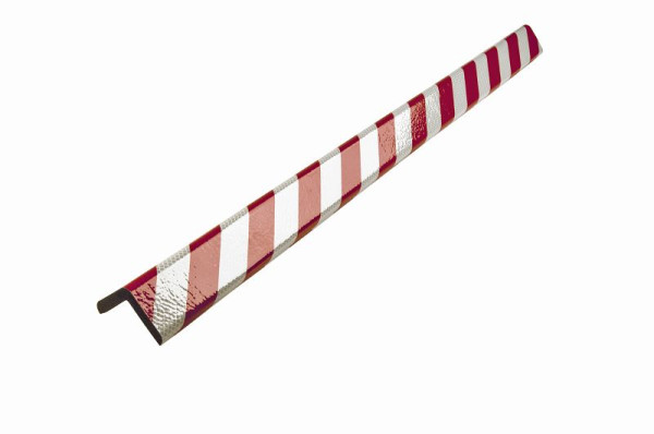 Protection d'angle Knuffi, profil d'avertissement et de protection type H+, réfléchissant rouge/blanc, 1 mètre, PHR-11727