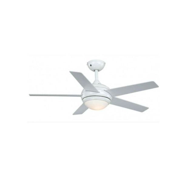 Ventilateur de plafond AireRyder Fresco blanc 112 cm avec éclairage et télécommande, FN52217