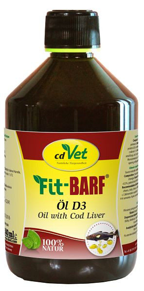 cdVet Fit-BARF Huile D3 500ml, 4178