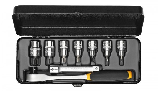 Jeu de clés à douilles ELORA 1/2 ", XZN, 9 pièces M5-M16, 770-KXZNK, 0770550402900