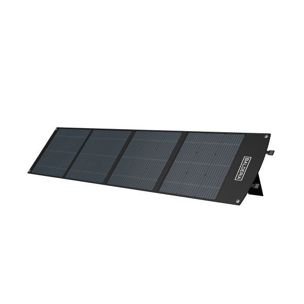 Panneau solaire panneau solaire Balderia, 200 W, 4 paquets de cellules solaires, chacun 50 W, couleur : noir, SP200
