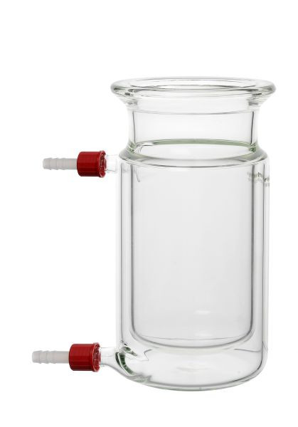 Récipient de réaction Rettberg, 2000 ml, DN 150, avec rainure, chemise de mise en température avec 2 parois épaisses GL 32, 107015634