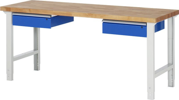 Etabli RAU série 7000 - modèle 7002-1, L2000 x P700 x H790-1140 mm, 03-7002A1-207B4H.11