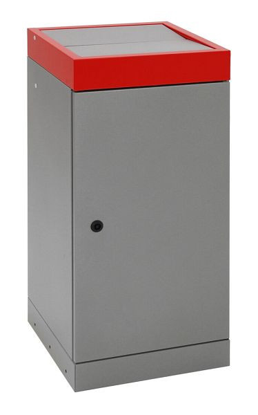 tri des déchets contondants ProTec-Plus, aluminium gris/3000, conteneur intérieur galvanisé, 70 litres, 607-070-0-2-300