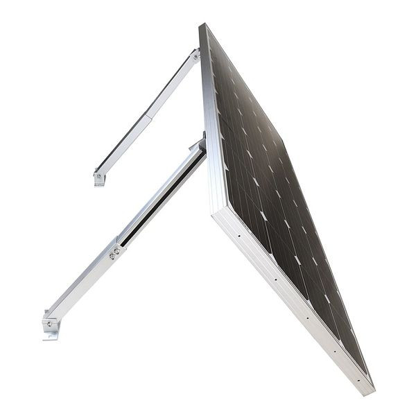 Support de module solaire Offgridtec pour installation sur toit plat, inclinaison réglable de 10° à 60°, 8-01-012675