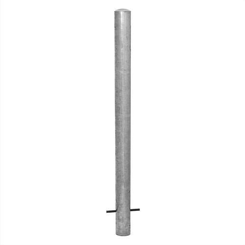 Poteau de barrière Schake en acier, galvanisé à chaud, à encastrer dans le béton, hauteur hors sol 1000 mm, ∅ : 90 mm, 310830