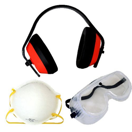 Karl Dahm kit de sécurité pour les yeux et les voies respiratoires, lunettes, protection auditive, protection buccale, 11868