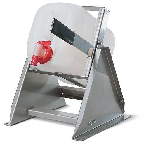 Support de remplissage DENIOS AB 10-E en acier inoxydable, pour bonbonnes de 10 litres, 136-491
