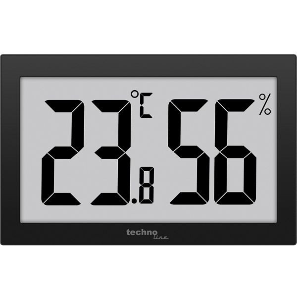 Station climatique intérieure Technoline, dimensions : 223 x 144 x 24 mm, WS 9465