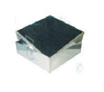 Bac coupe-feu de laboratoire JUCHHEIM, 350 x 350 x 150 mm, inox, S0200