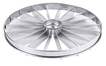 Diviseur à gâteau Contacto, 18 pièces en acier inoxydable, 696/018