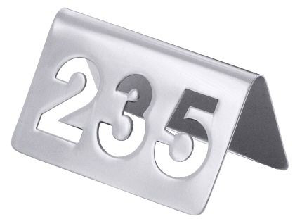 Plaque d'immatriculation de table Contacto à trois chiffres avec numéros perforés, 1059/999