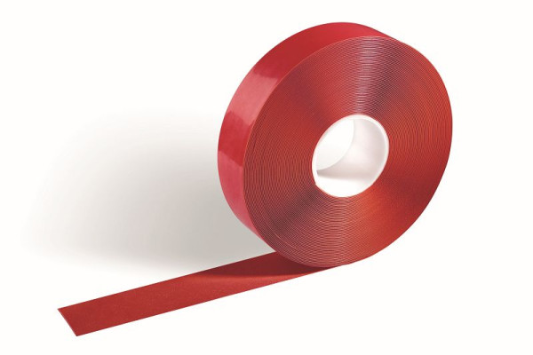 Ruban de marquage au sol DURABLE DURALINE 50/05, rouge, 1 rouleau de 30 m, 102103