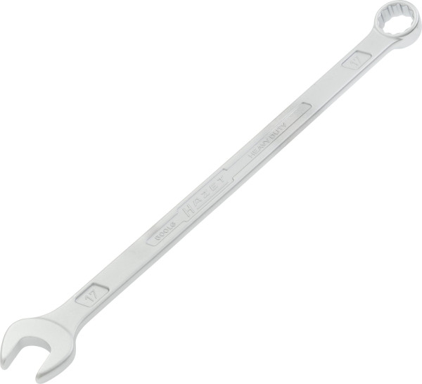 Clé mixte Hazet, extra longue, design fin, profil de traction à double hexagone externe, 17 mm, 600LG-17