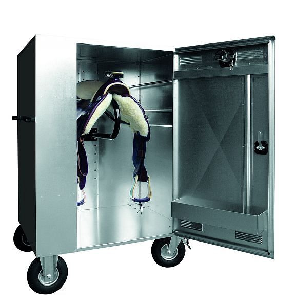 Armoire à selle de tournoi Peetz, galvanisée, 120 x 100 x 75 cm, 216VZ