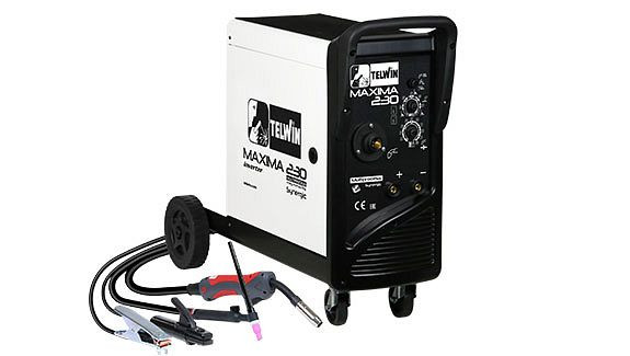 Telwin MAXIMA 160 SYNERGIC Poste à souder à fil contrôlé par microprocesseur 230 V, 816085