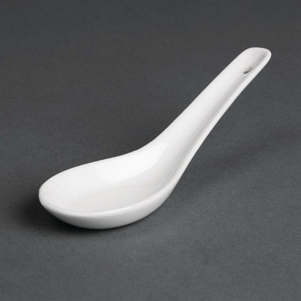 OLYMPIA Cuillère à riz blanche 13cm, UV: 24 pièces, C325