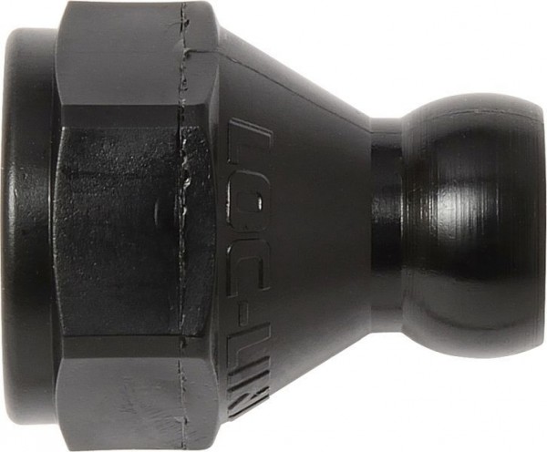 Loc-Line Anschlußnippel mit Innengewinde 3/8" Schwarz, VE: 20 Stück, L49432S