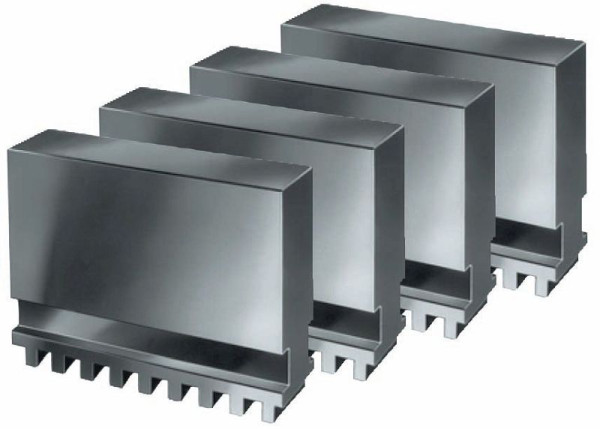 Mors à bloc souple ELMAG adaptés aux mandrins de tour à quatre mors Ø : 250 (1 jeu = 4 pièces), 89508