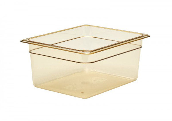 Casseroles résistantes à la chaleur Cambro H-PAN™ GN1/2-150, 8,9 L, ambre, lot de 6, 26HP150