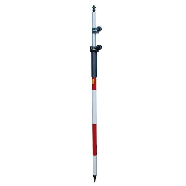 mât prismatique proNIVO avec serre-joint, 1,50 - 4,60 m, filetage 5/8", 206-SP50TL-5/8