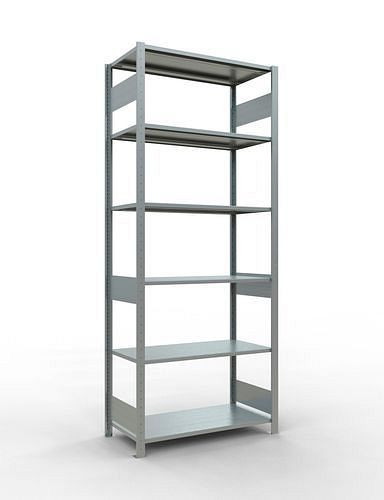 Rayonnage à étagères Schulte, champ de base, 6 niveaux de rangement, charge du compartiment 150 kg, 1060 x 536 x 2500 mm, 278797