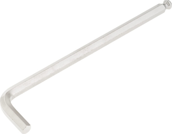 Tournevis coudé Hazet, profil à six pans creux, 10 mm, version extra longue, avec tête sphérique, ouverture de clé : 10 mm, 2105LG-10