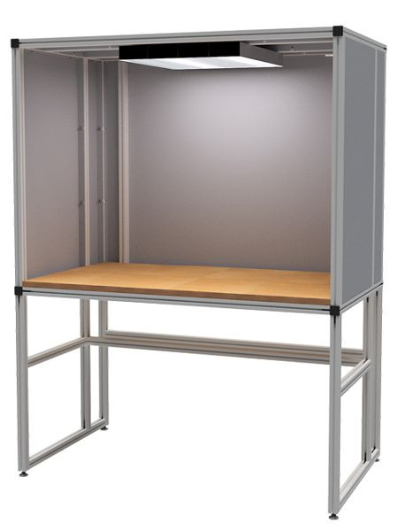 Station d'essai Bedrunka+Hirth, dimensions en mm (LxPxH) : 1250 x 840 x 1950, 03PPBM125