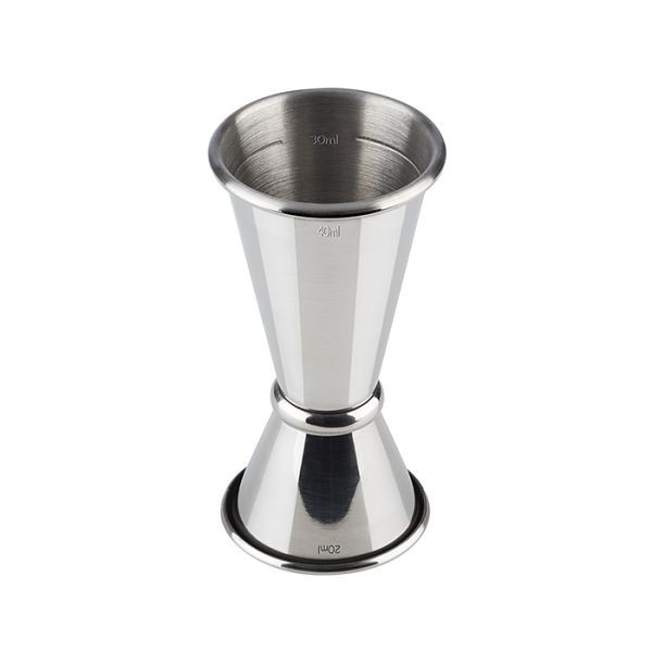 Barre doseuse APS, Ø 4,5 cm, hauteur : 9 cm, acier inoxydable, volume : 20 / 40 ml, avec ligne de remplissage 10 ml / 30 ml, 93351