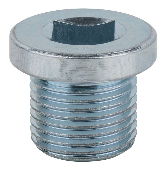 Vis de vidange d'huile KS Tools, douille carrée 8 mm, M18x1,5x16 mm, paquet de 25, 430.2159