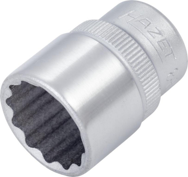 Douille Hazet, Bi-Hex, Carré creux 10mm (3/8"), 16mm, Moleté, 880Z-16