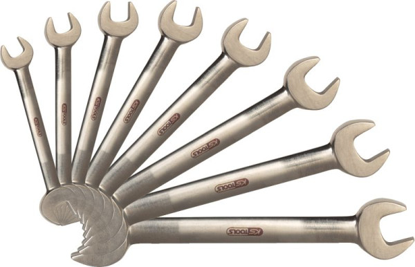 KS Tools TITANplus jeu de clés à fourche double, 8 pièces, 965.0148