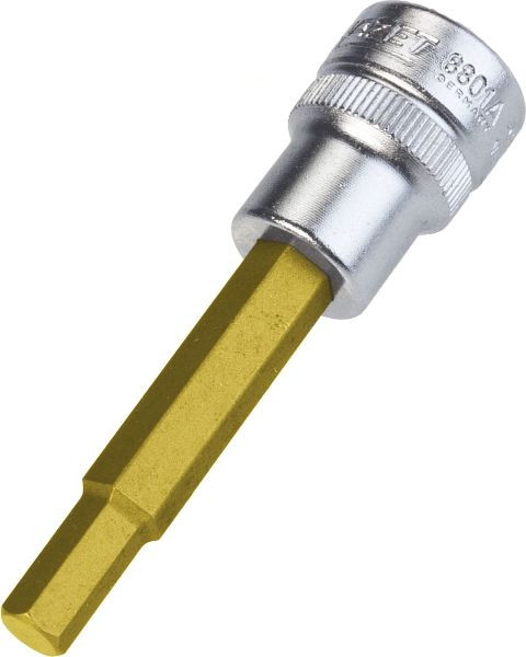 Douille tournevis Hazet, carré creux 10 mm (3/8"), profil hexagonal, 1/4", 8801A-1/4