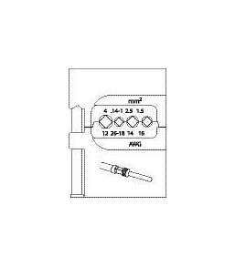 Insert de module GEDORE pour connecteurs lourds, 1830732