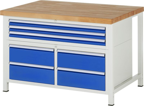 Etabli RAU série 8000 - modèle 8924, L1250 x P900 x H840-1040 mm, 13-8924A2-129B4H.11