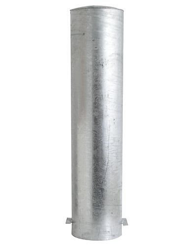 Poteau de barrière Schake en acier, galvanisé à chaud, dm 273, H 1500 mm, à encastrer dans le béton, 249358