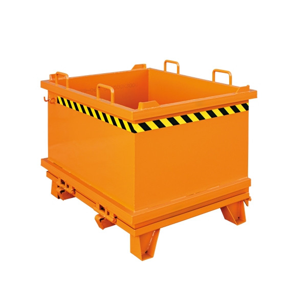 Eichinger industrie conteneur à fond rabattable, 2000 kg, 1000 litres orange pur, 20321200000000