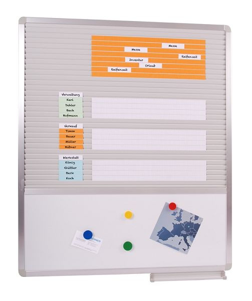 Tableau polyvalent Eichner, insert + tableau blanc, 705 x 838 mm, 9089-00375