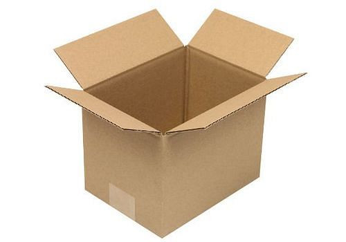 Boîte pliante en carton ondulé TransPak 1 paroi, dimensions intérieures 200 x 150 x 150 mm, qualité 1.20B, paquet de 50, 299216